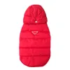 Pets Red Vest Coat Dog Apparel Triangle Logo Pet Jacket Christmas Dogs Outerwear Two Colors250P