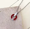 Designer Luxury Necklace for Women High-quality Jewelry Stainless Steel Mother of Pearl Chain Gift Necklaces Choker Chain Jewelry Accessories Non Fading
