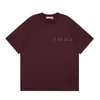 Luxe Hommes Designer Noir Rouge Lettre Chemises imprimées À Manches Courtes Marque De Mode Designer Top T-shirts S-XL