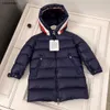 Hoge kwaliteit jas kid designer baby kleedt kinderen jassen meisje jongen jas hooded uitloper warme winter 100-160 cm