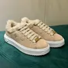 Designer Sneakers Casual Schoenen Wit Zwart Leer Luxe Fluweel Suede Dames Espadrilles Trainers Dames Flats