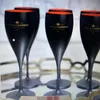 ForSt Black vinglas Akryl Champagne Flutes hela partiets bägare185U