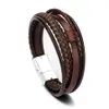 Läderrep handvävda armband män armband etnisk stil ornament nya 21121708r178w