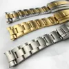 Watch Bands MERJUST 20mm 316lL Silver Gold Stainless Steel Strap For RX Submarine Role Sub-mariner Wristband Bracelet255w