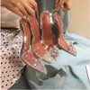 Jurk Schoenen Merk Vrouwen Pompen Luxe Kristal Slingback Hoge Hakken Dames Zomer Schoenen Pompen Vrouw Hakken Party Bruiloft Schoenen Plus Size