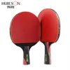 Raquetas de tenis de mesa Huieson Raqueta de ping pong de 5 estrellas Fibra de carbono para caucho de doble pimplesin 220905253h