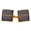 カフリンクメンズスクエアの花groomのkpop cufflinks men shape gold color高品質の卸売ジュエリーリンクC306 230909