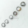 Gold Love Ring Lüks Tasarımcı Kadınlar İçin S925 Gümüş Elmas Beyaz Heronsbill Evlilik Yıldönümü Siyah Mücevher Kadın Moissanit Jewlery Bijoux D
