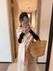 Factory wholesale direct sales with large G letter print imitation cashmere tassel scarf women's shawl autumn and winter scarf