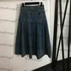 Hoge taille denim jurk dames jean rokken persoonlijkheid charme jurk dames casual dress party banket merk jurken