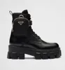 Stövlar vinter coola monolith combat stövlar svart borstade läder nylonstövlar chunky lug sole plattform byte slitsträckt komfort motorcykel boot eu35-40