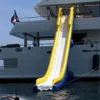 Juegos al aire libre, tobogán inflable personalizado para yate acuático, equipo de juego comercial divertido, tobogán de muelle aéreo para Boat7978277311O