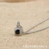 Diamond Pendant Necklaces Dy Jewelry Chain Necklace Designers Men Womens Fashion Black Onyx Petite Vintage Hip Hop Chain Pendants 291H