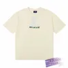 Designer Kith 23SS Spring/Summer Exclusive Forest White Cloud Letter Printing Casual Loose Men's and Women's Short Sleeve Par T-shirt