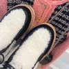 designer luxe harige enkellaarsjes dames klassieke herfst winter gesplitste wollen koude bescherming casual schoenen dame vintage martin laarzen met dikke bodem