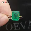 OEVAS SOLID 925スターリングシルバーウェディングリング