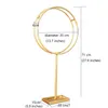 Other Event Party Supplies Wedding Background Wrought Iron Round Flowre Stand T Station Road Lead Stage Metal Bracket Flower Arran Otoxx