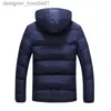 Womens Down Parkas Automne vente veste d'hiver pour hommes et la mode européenne et américaine plus veste en coton chaud trench-coat à capuche Veste rembourrée à capuche pour hommes Down Pad