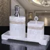 Set di accessori per il bagno Accessori per il bagno Dispenser di sapone da 500 ml Kit portaspazzolino Decorazione della casa Scatole per fazzoletti Stuzzicadenti2689