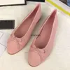 ballet platte designer schoenen Parijs Merk designer Zwarte Ballet Flats Schoenen Dames Lente Echt Leer Slip op Ballerina Luxe Ronde Neus Dames designer loafer