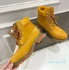 Designer män kvinnor martin boot lyx man laceup fotled stövlar chunky klackar kvinna halv boot vinter casual sko