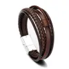 Leather Rope Hand-woven Bracelet Men's Bracelets Ethnic Style Ornaments New 21121708R243g