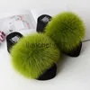 Slippers Sandals Coolsa New Womens Real Fur Sandals Lady Fluffy Slides Casual Furry Flip Flops Woolen Plus Platform Shoes 230417 x0909