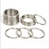 1 -calowy metalowy metalowy metal Pierścienie Kluczowe Bluby Mocne dla kluczy i sztuki Crafts Office Supplie 1,5x25 mm