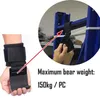 1 paar Fitness Gewichthefhaak Gym Fitness Gewichtheffen Training Grips Bandjes Polssteun Gewichten Power Halterhaak Q0107272S