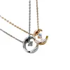 S925 sterling zilveren diamanten designer hanger ketting voor vrouwen luxe merk shing crystal stone korte choker kettingen sieraden g2430
