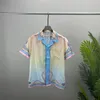 Verão praia moda marca camisas masculinas edição magro camisa de manga curta xadrez algodão camisa casual M-3XL 222233f