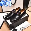 Topluxe Britse stijl heren zakelijke kledingschoenen PU-leer Zwart puntige formele bruiloft Zapatos De Hombre Loafers voor mannelijke schoffel 38-45