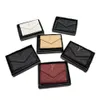 Mini portefeuille de designer carré portefeuilles courts sacs à main porte-cartes en cuir véritable porte-monnaie de luxe Zig Zag motif pochettes plissées fo306v