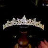 Bröllopshårsmycken Asnora Fashion Tiaras Crowns Children Girl Show Bridal Prom Bride Bridesmaid Gift Party Accessories 230908