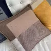 Nya färger ullkudde dekorativ kudde gult brunt vardagsrum soffa ins kudde hem lyxhäst 5050cm243y