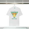 2024 Designer T-Shirt Mode Frauen/Männer Casa Blanca Frauen T-Shirt Luxus übergroße Casablanc-Hemd O-Neck Baumwoll Kurzarm Brief Tees 001