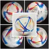 Nytt VM 2022 Soccer Ball Size 5 High-klass Nice Match Football Ship Bollarna utan luftens toppkvalitet 1221A