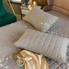 Taie d'oreiller 48x74 doux anti-acariens processus de matelassage taie d'oreiller solide matelassé coton chambre décoration de la maison couverture blanc bleu rose Beige 230909