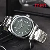 2023 Nuevos relojes de lujo de 41 mm para hombres Relojes de pulsera de lujo Moda Esfera negra con calendario Hebilla plegable Cierre Maestro de cuarzo Reloj para hombres relogio masculino 36 mm para mujeres