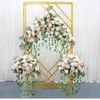 Diamond Wedding Arch Achtergrond Props Smeedijzeren Geometrische Vierkant Frame Party Stage Scherm creatieve achtergrond Stand164J