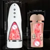 Sex Toy Masseur Machines Jouets pour Hommes Masturbateur Érotique Coupe Réaliste Pointe de Langue et Bouche Vagin Chatte Fellation Stroker Vibrant