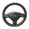 Suitable for Suzuki Aotuo Tianyu SX4 Beidouxing Black DIY Steering Wheel Cover Hand Sewn All Seasons Universal