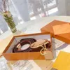 Popularity style printing With metal Dog Collars Leashes Large size comes withs box Handmade leather Designer Dogs Supplies226c