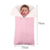 Спальные мешки, зимнее вязаное плюшевое одеяло с подкладкой для детской коляски, утепленное, теплое, многофункциональное, аксессуары 230909