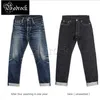 Jeans masculinos 16oz cópia pesada clássico tecido retro cor primária cru jeans vaca levantando 511 slim perna reta calças de algodão homens 230909