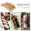 Conjuntos de vajilla Sashimi Bridge Cupcake Pan Delicado Sushi Bandeja Contenedores Estilo japonés Postres Postres Soporte de bambú Tablero