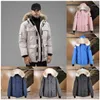 Piumini da uomo invernali firmati Homme Puffer Giacca a vento da esterno Capispalla con cappuccio Fourrure Manteau Piumini d'oca canadese Hiver Parka Doudoune yh8