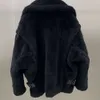 Winter Fur Coat Women ulljackor max designer puffer jacka klassisk nallebjörn kort vindbrytning