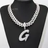 Customized G Pendant S Sier with Vvs Moissanite with Gra Certificate Hiphop Pendant Moissanite Cuban Letter/name Pendant