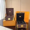 Luxe Designer Opbergtas Kofferbak Frans Merk Heren Horlogetas Parijs Klassieke Oude Bloem Dames Sieraden Harde Doos Topkwaliteit Echt Leer Vintage Collectie Tassen